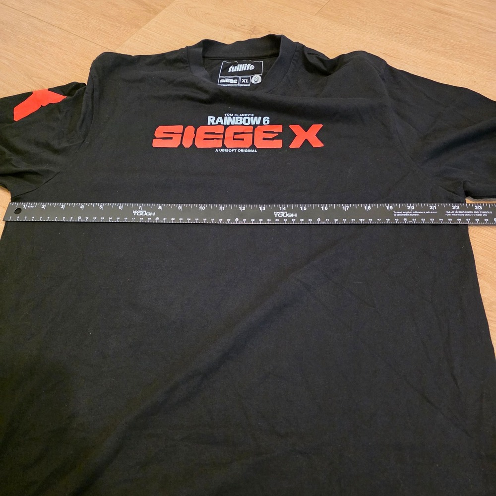 Rainbow 6 Siege X Long Sleeve T-Shirt Event STAFF Size XL 100% Organic Cotton - Picture 6 of 10